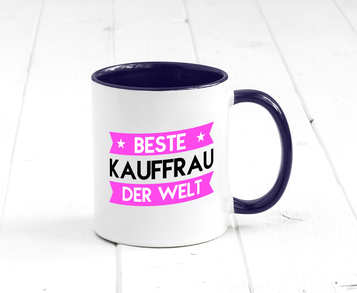 Beste Kauffrau | Kauffrauen Geschenkidee Humor Tasse