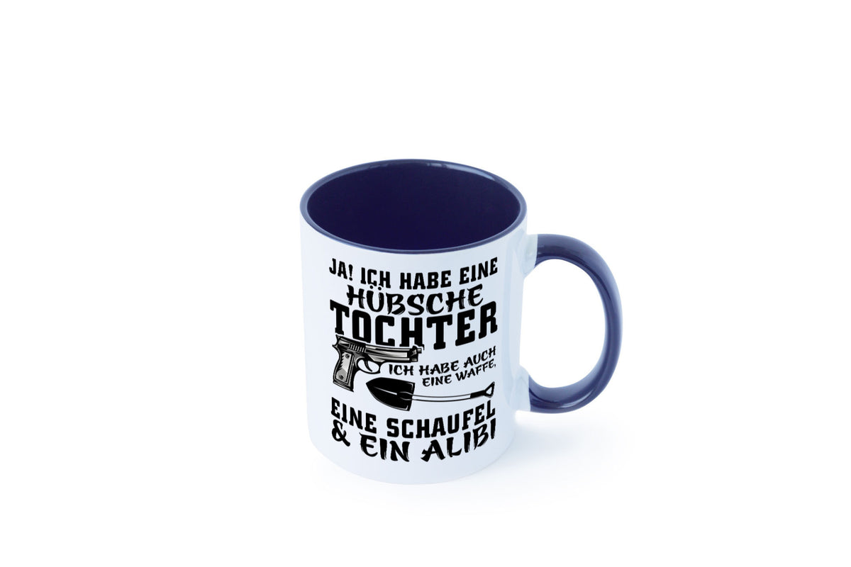 Hübsche Tochter Geschenk Familie Geschenkidee lustiger Spruch Tasse