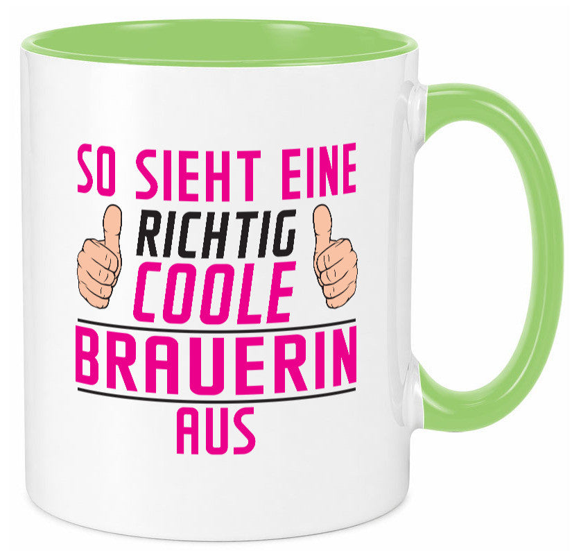 Richtig Coole Brauerin | Bier Brauerei Geschenk Humor Geschenkidee lustiger