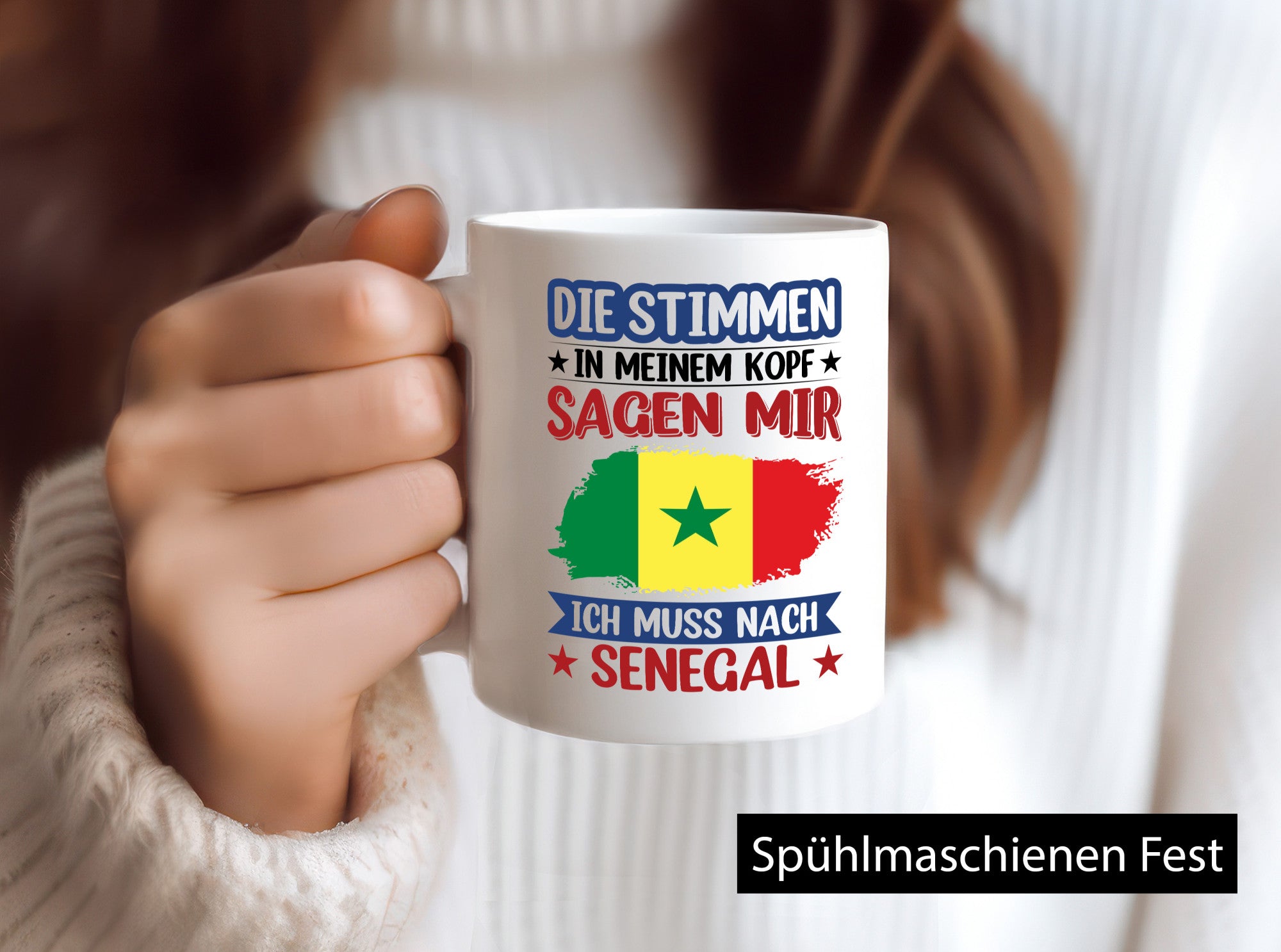 Senegal | Urlaub Stimmen in meinem Kopf Traumland v2 lustig Humor Geschenkidee