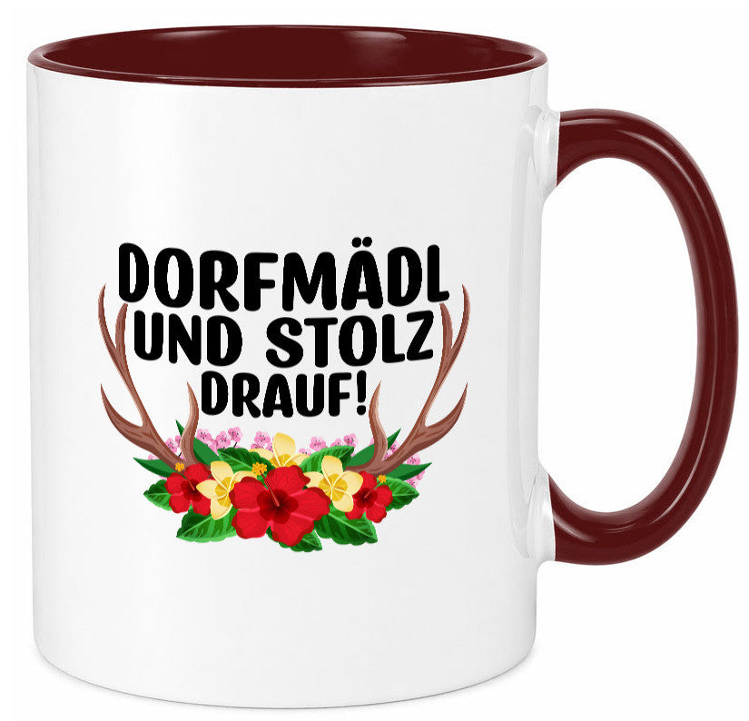Dorfmädel und stolz drauf | Dorfkind Dorf v2 Geschenkidee Humor Tasse