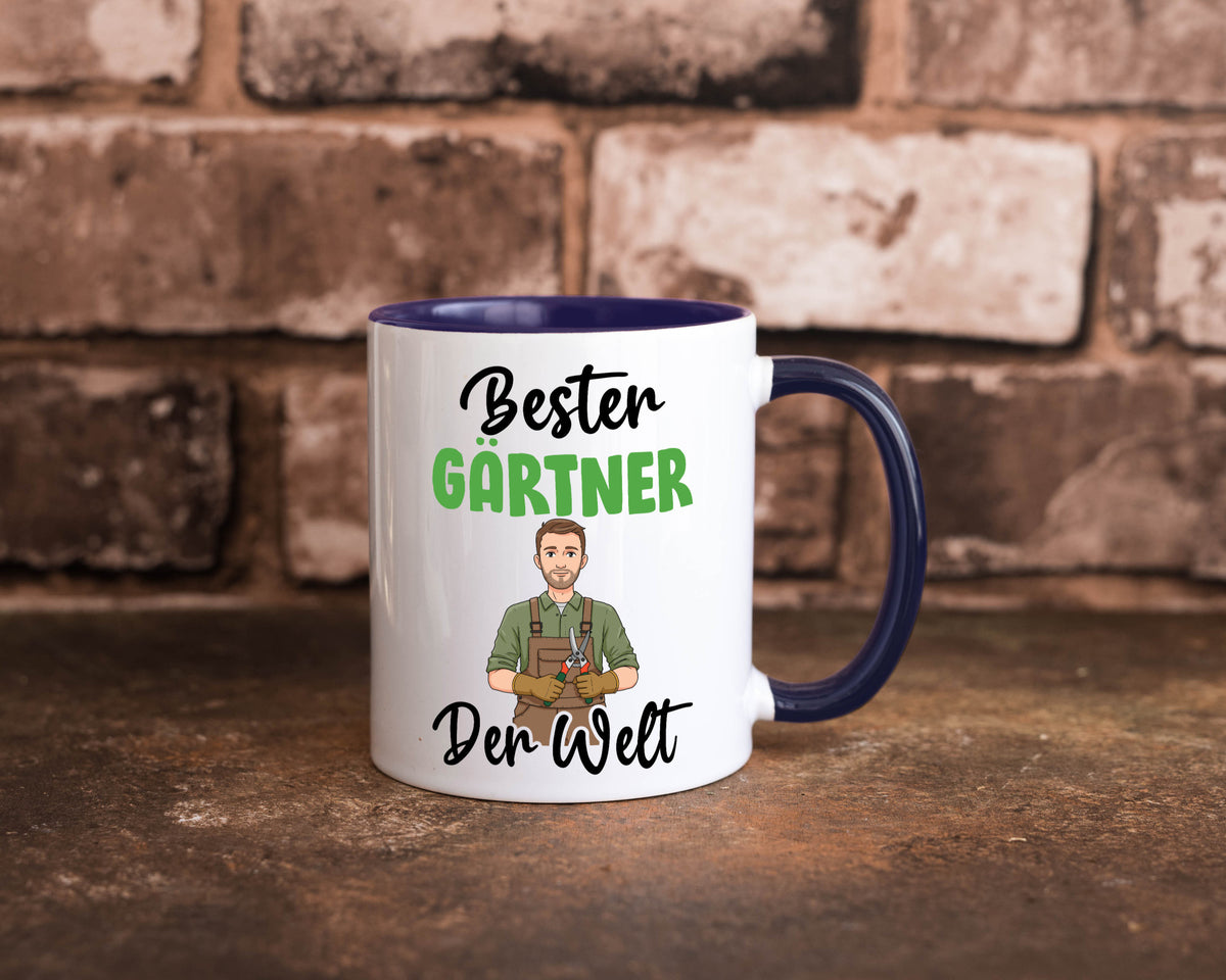 Bester Gärtner | Gartenbau v2 Geschenk Humor Geschenkidee lustiger Spruch Tasse