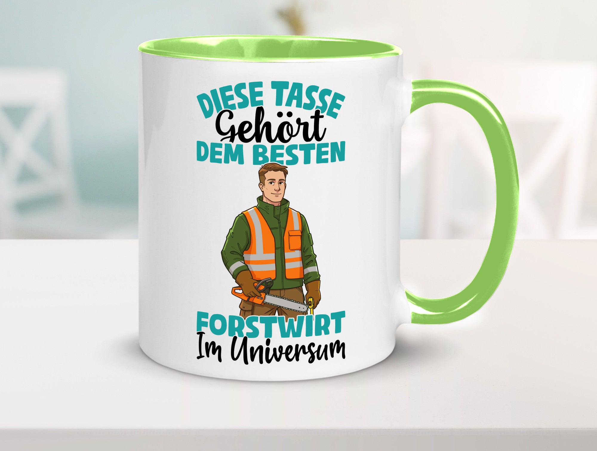 Im Universum: Forstwirt | Waldarbeiter lustig Arbeit Kollegen Büro Geschenk