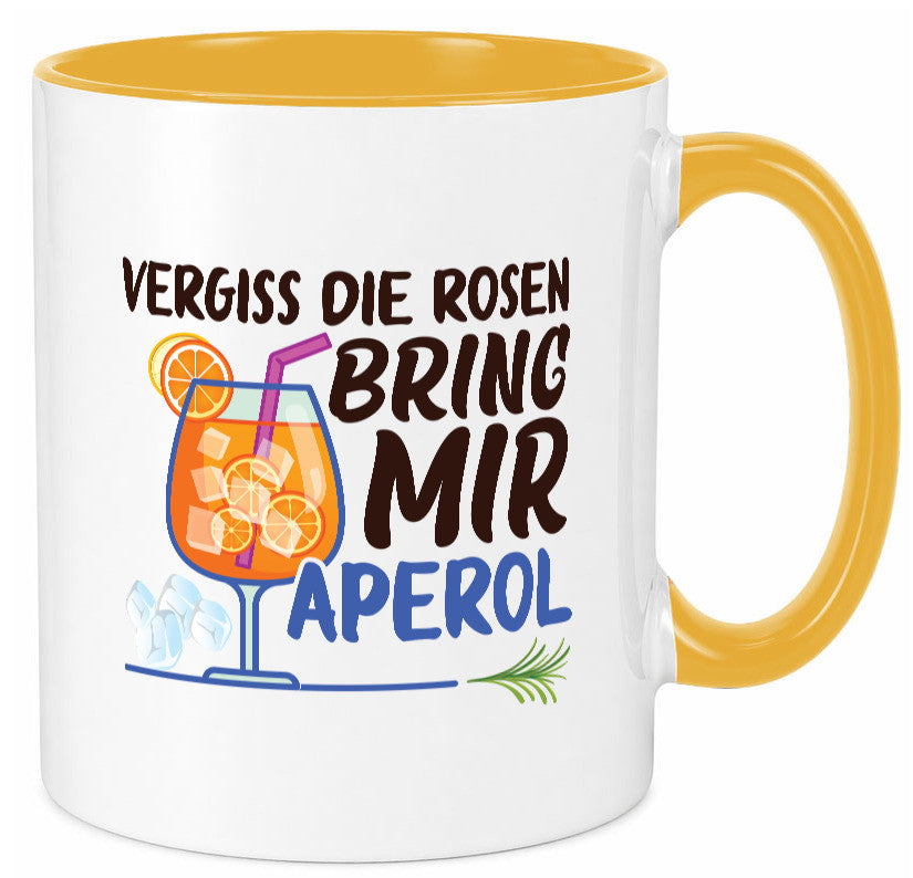 Bring mir Aperol | Rosen Paar Party Geschenkidee Humor Tasse