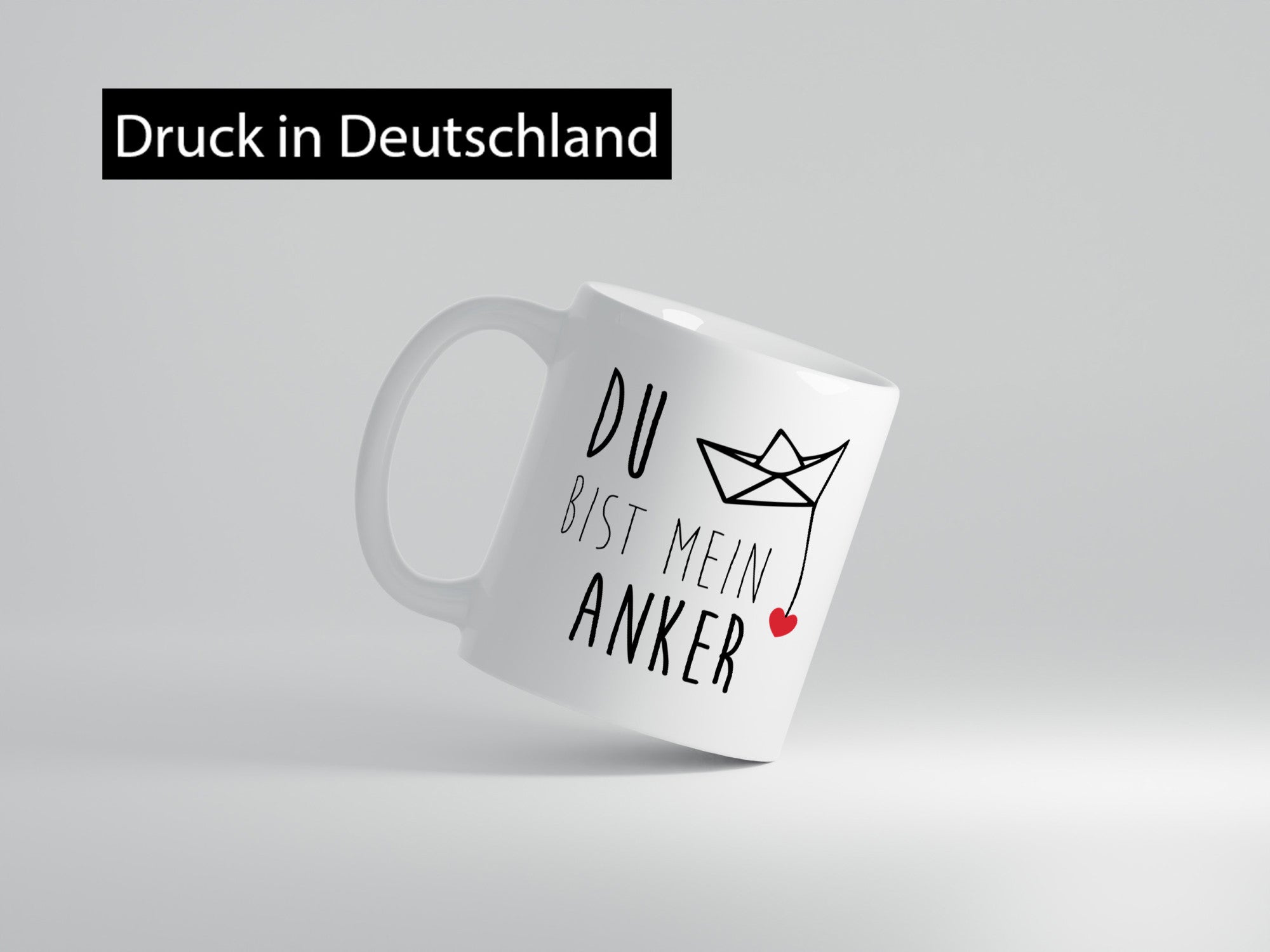 Du bist mein Anker | Paare Pärchen Humor Geschenkidee Tasse