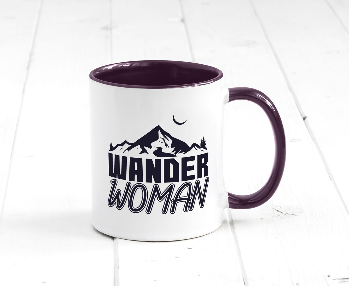Wander Woman | Frauen Tasse Wanderer Bergsteigen lustig Familie Geschenkidee