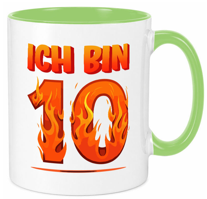 10. Geburtstag | 10 Jahre Drache lustiger Spruch Geschenk Geschenkidee Tasse
