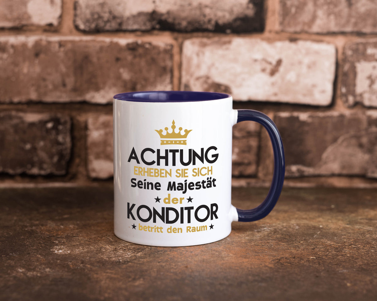 Seine Majestät Konditor | Konditorei Geschenkidee Humor Tasse