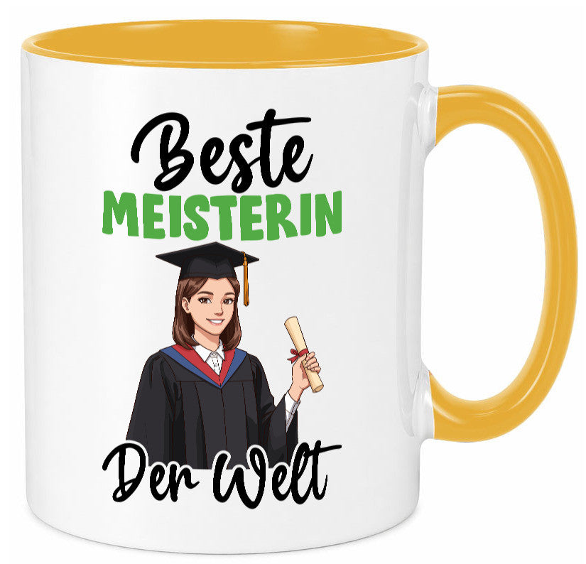 Beste Meisterin | Meisterbrief v2 Geschenk Humor Geschenkidee lustiger Spruch