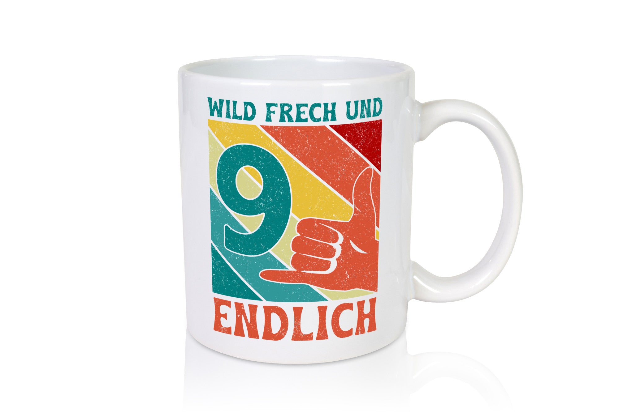 9. Geburtstag | 9 Jahre Wild und Frech Geschenk Geschenkidee lustiger Spruch