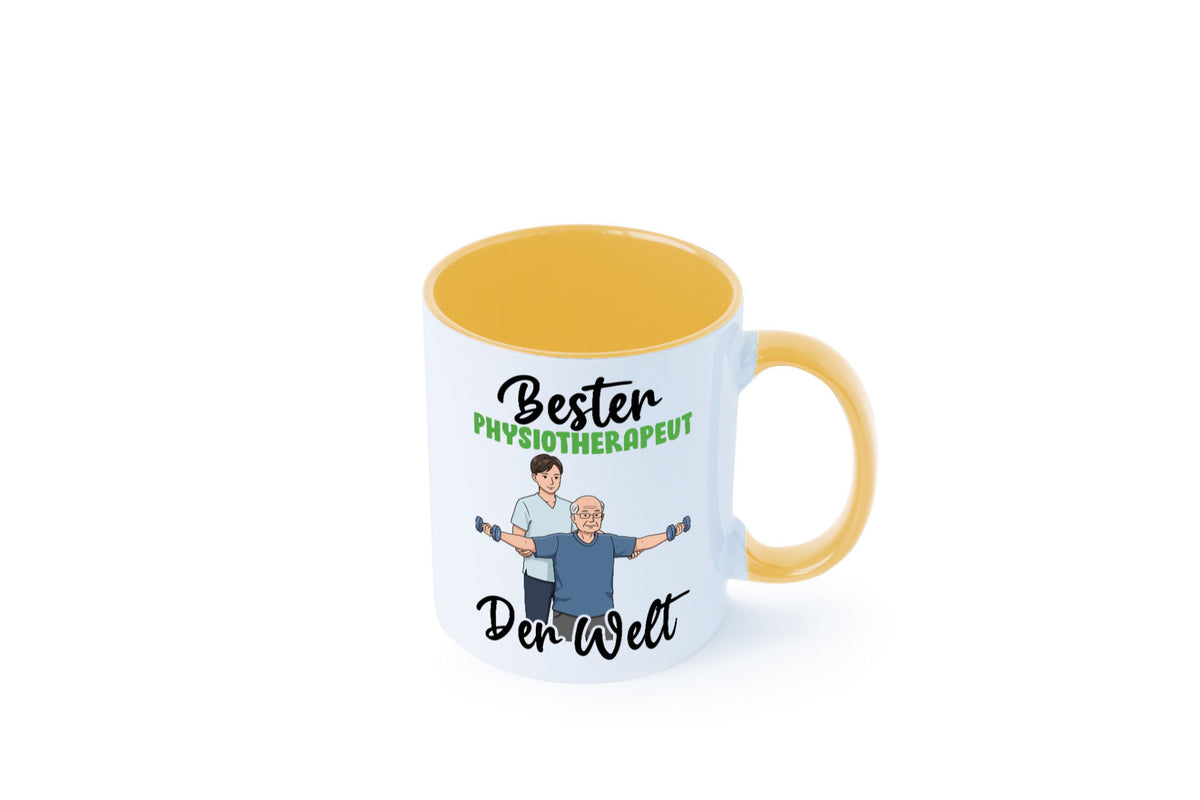 Bester Physiotherapeut v3 Geschenk Humor Geschenkidee lustiger Spruch Tasse