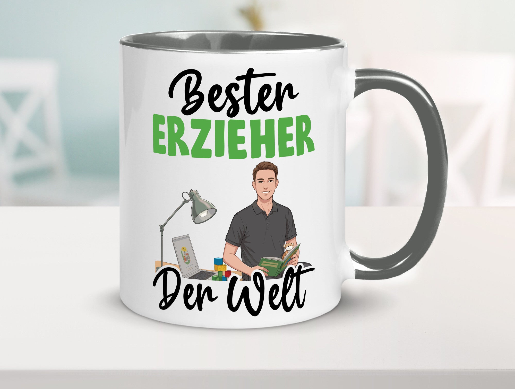 Bester Erzieher | Pädagoge Schule v2 Geschenk Humor Geschenkidee lustiger