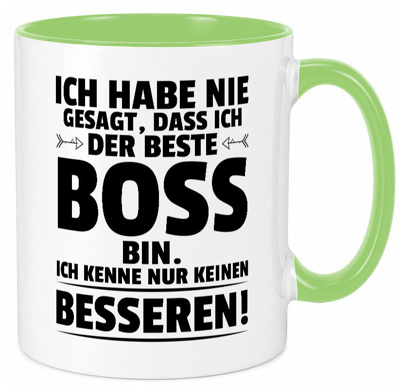 Der Beste Boss | Führungskraft Vorgesetzter lustiger Spruch Geschenk Humor Tasse