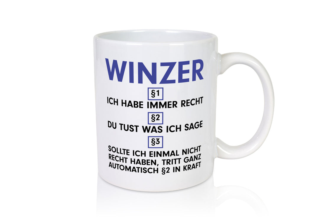Ich habe immer Recht Winzer | Weinbauer Wein lustig Humor Geschenkidee Geschenk