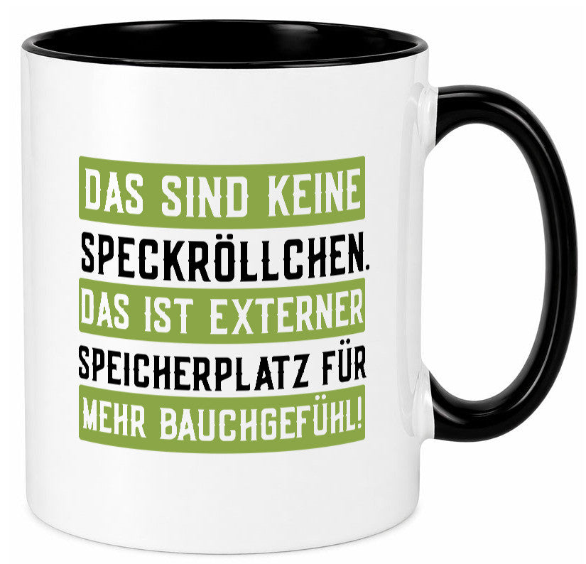 Keine Speckröllchen | Softwareentwickler PC Körperfülle Geschenkidee Humor Tasse