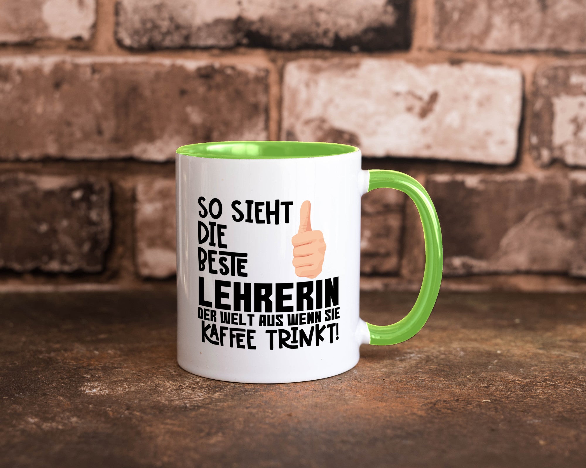 Beste Lehrerin | Lehrer Tasse Schule Dankeschön lustiger Spruch Geschenk Humor