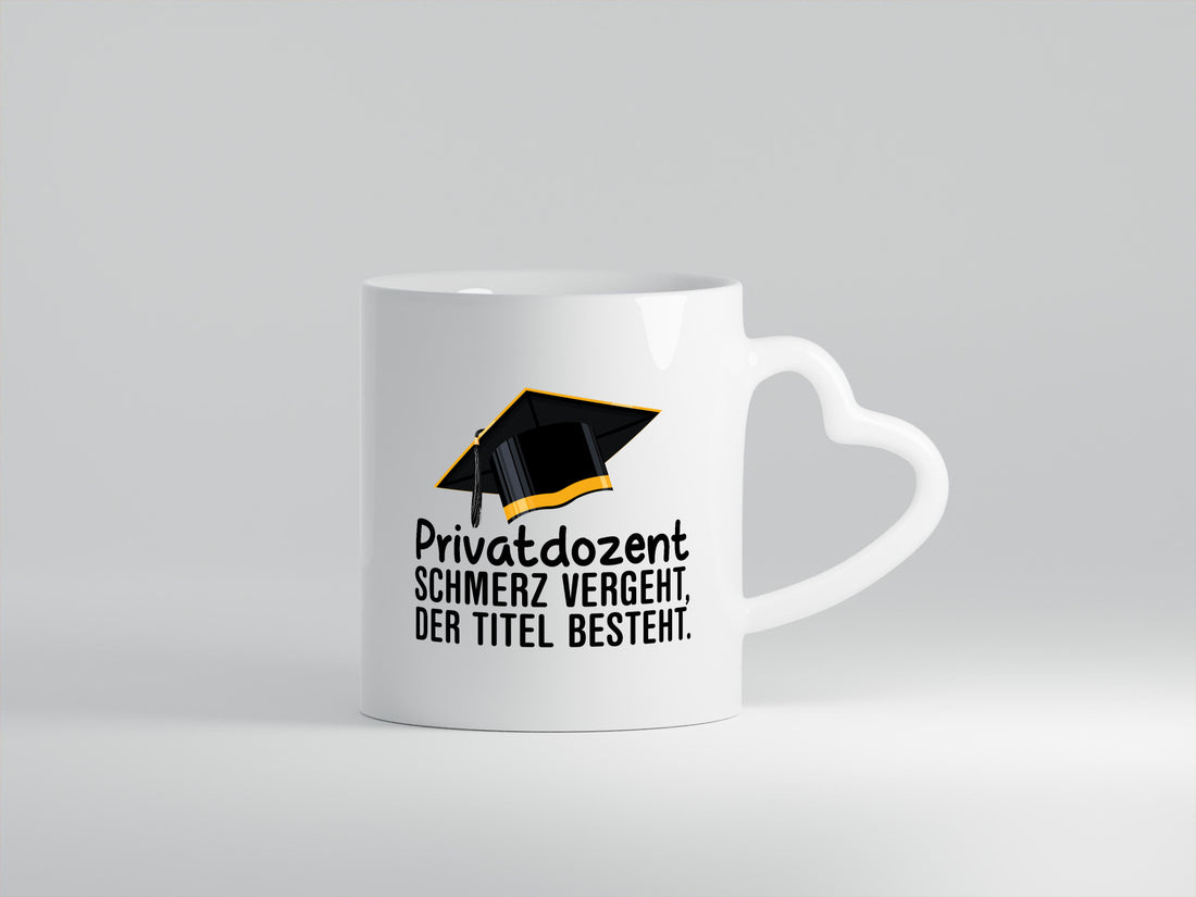 Privatdozent | Der Titel besteht Beachlor Humor Geschenkidee Tasse