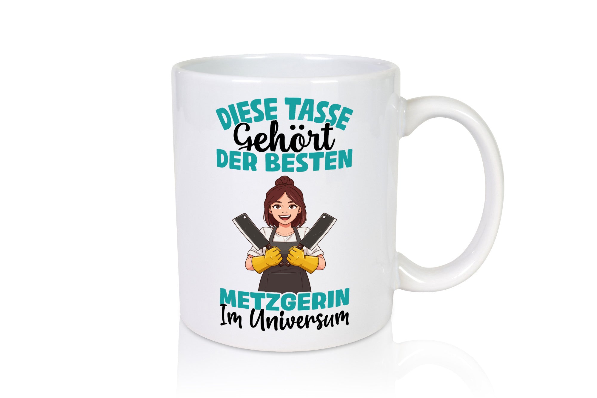 Im Universum: Metzgerin | Fleischerin Geschenk Humor Geschenkidee lustiger