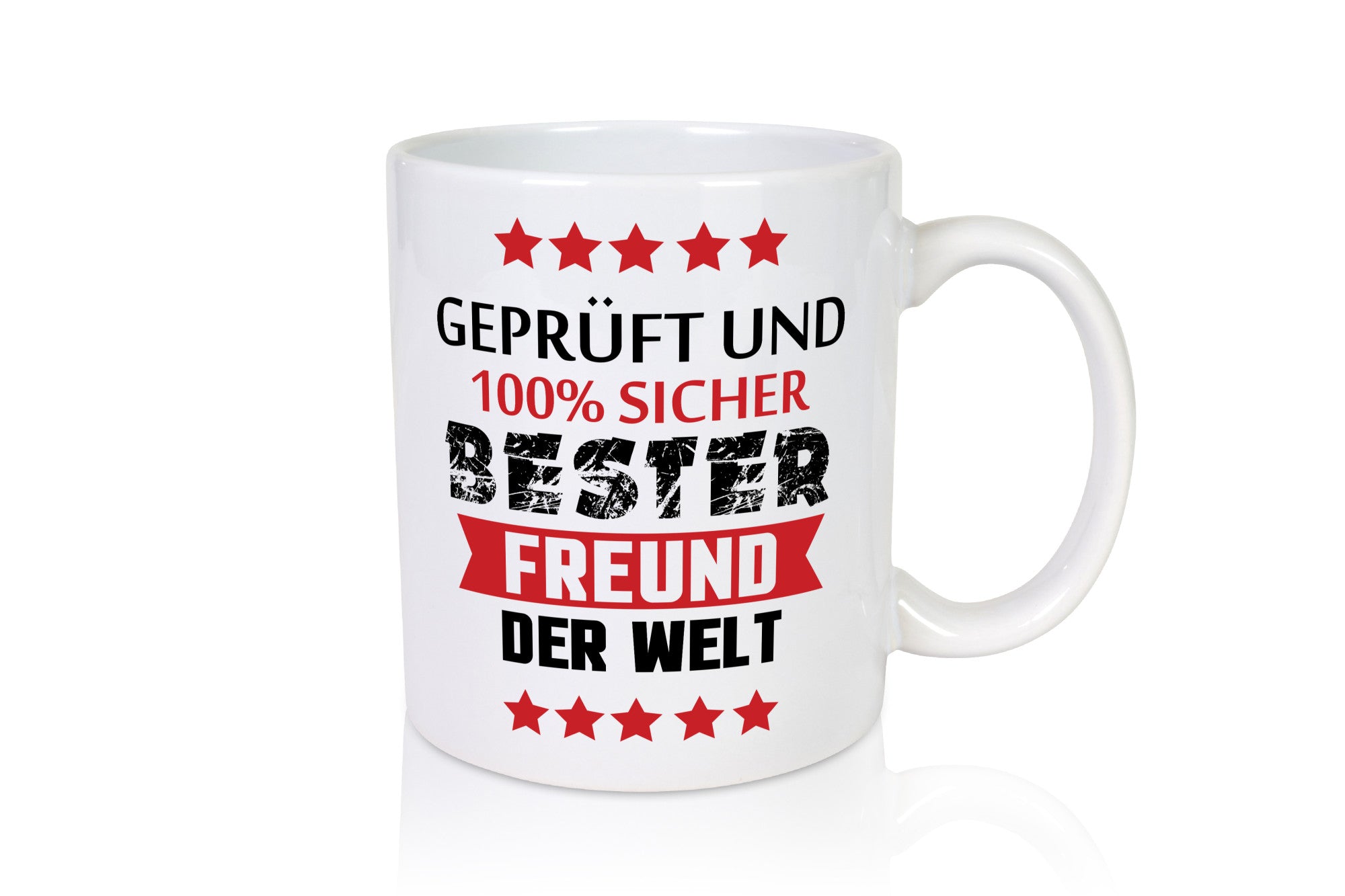 Geprüft & Sicher bester Freund | Freundschaft lustiger Spruch Geschenk Humor