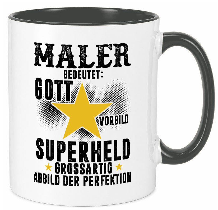 Bedeutung von Maler | Malerei Humor Geschenkidee Tasse