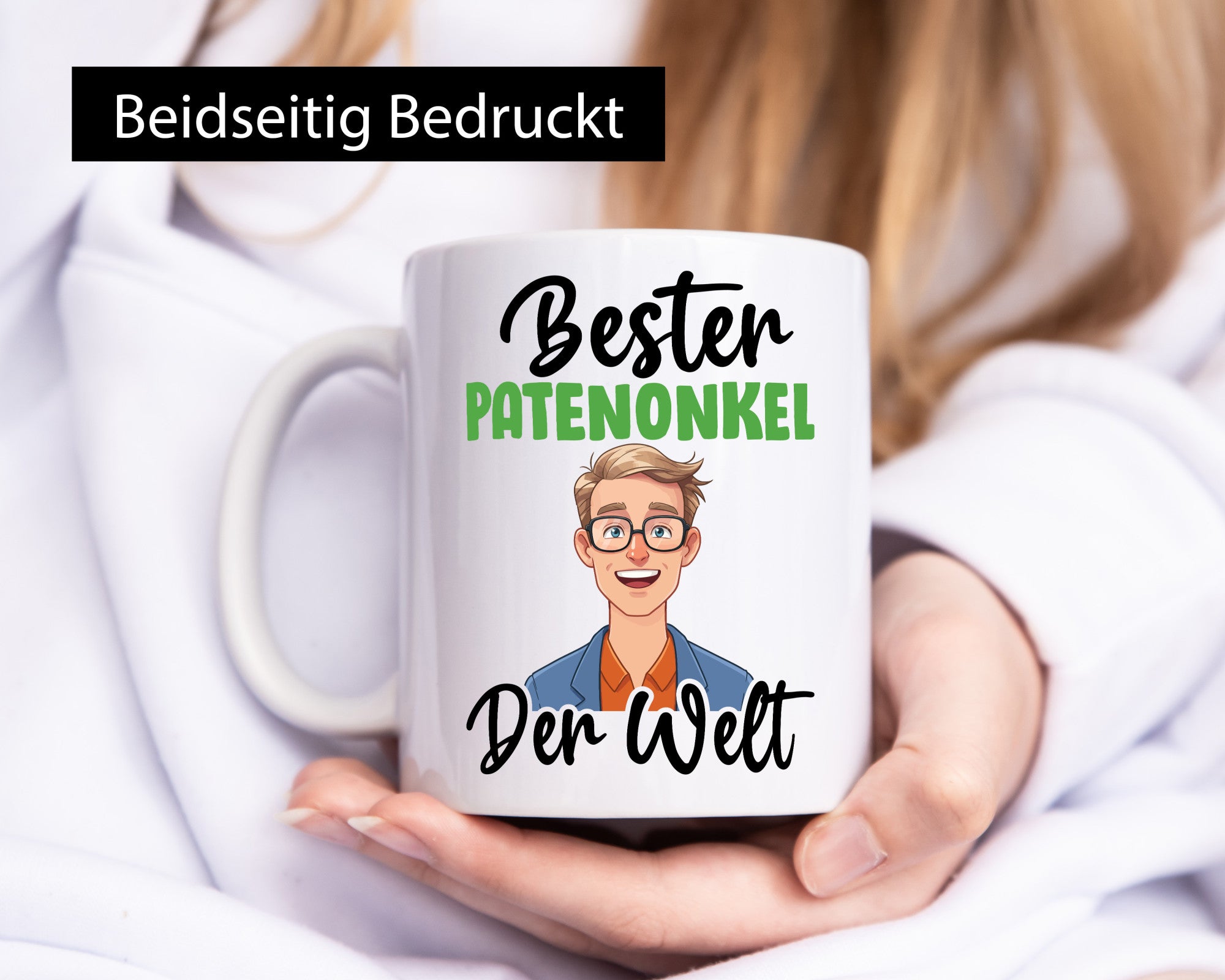 Bester Patenonkel | Onkel lustiger Spruch Geschenk Humor Geschenkidee Tasse