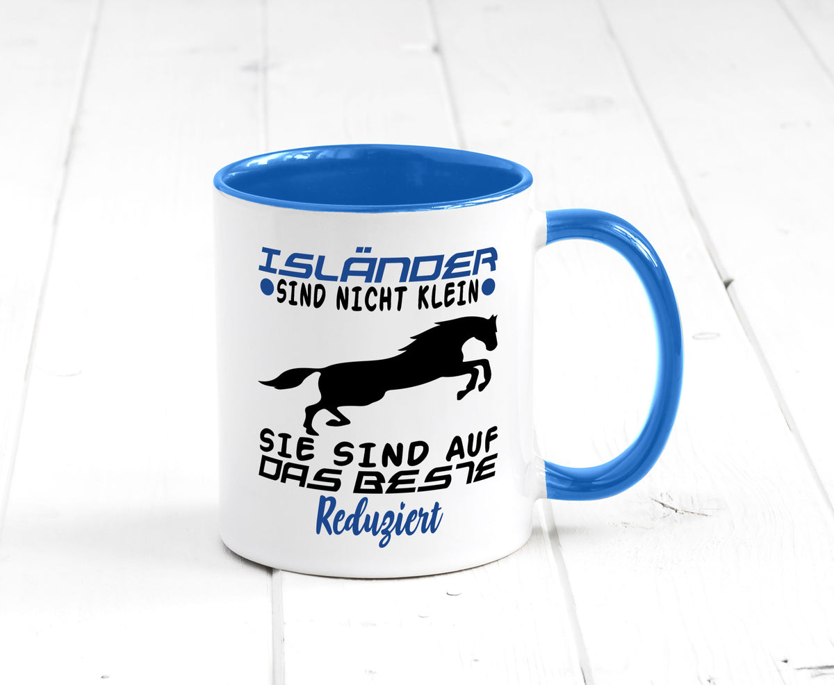 Isländer sind nicht klein | Auf das beste reduziert Geschenk Humor Geschenkidee Tasse