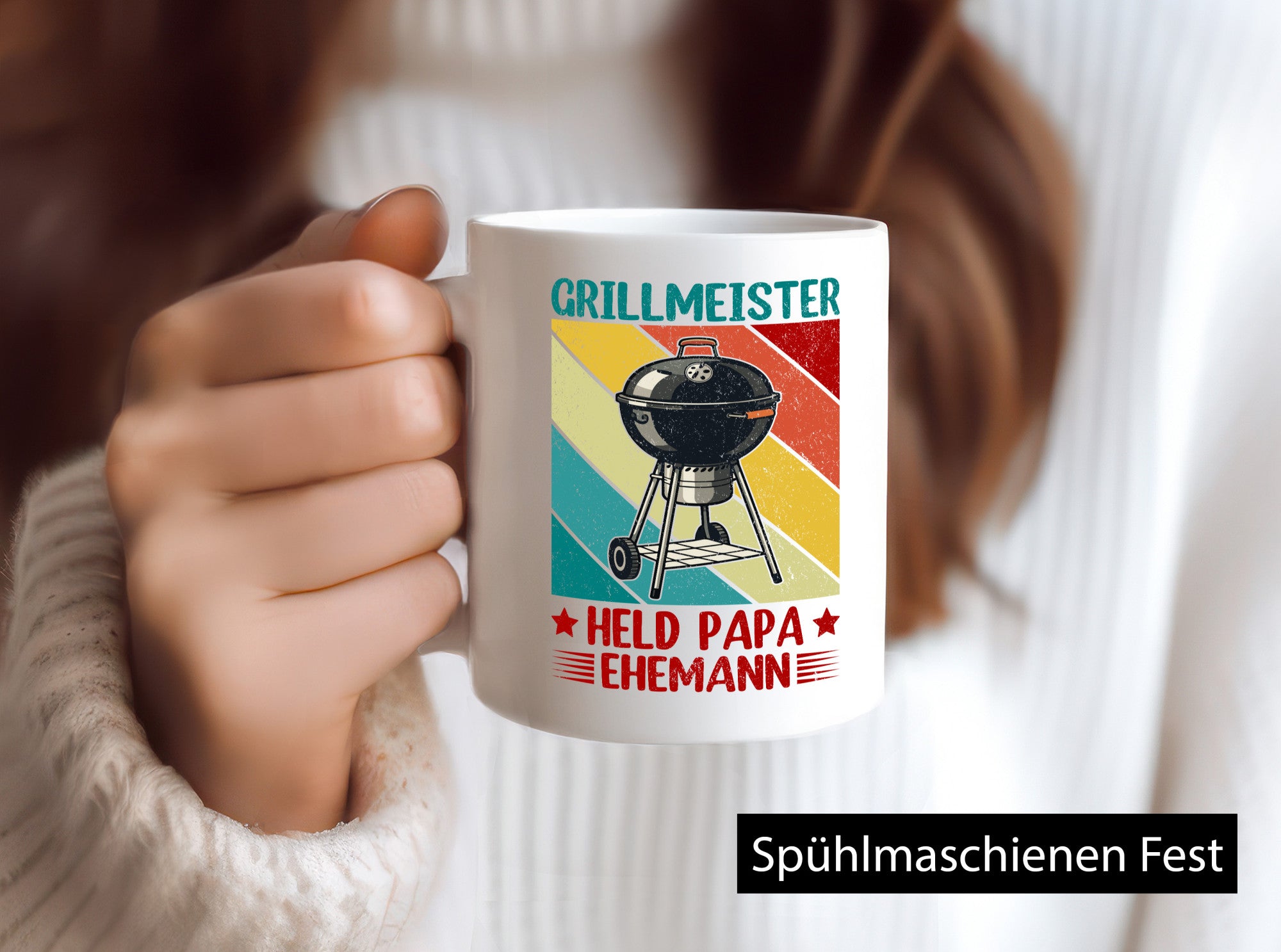 Grillmeister | held Ehemann Grillschürzen vatertag Geschenkidee Familie Humor