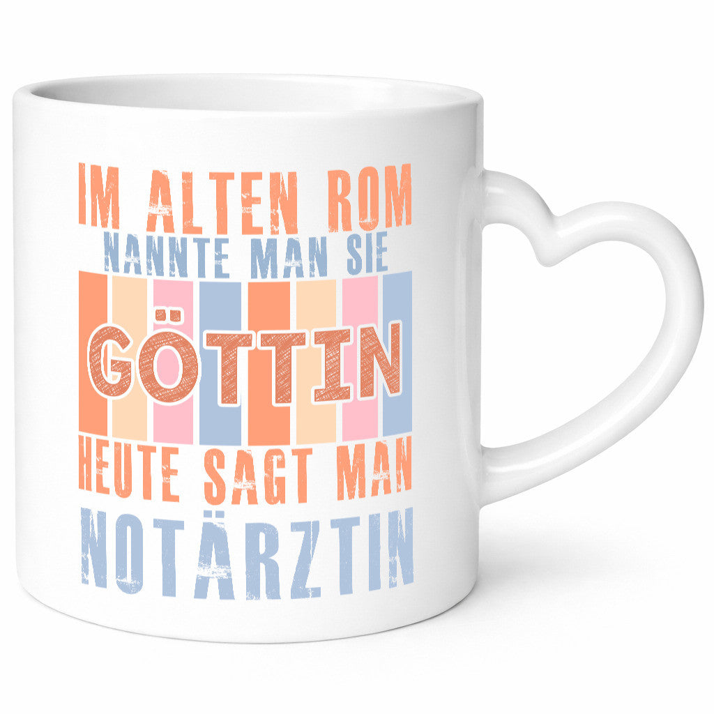 Heute sagt man: Notärztin | Ärztin lustig Humor Geschenkidee Geschenk Tasse