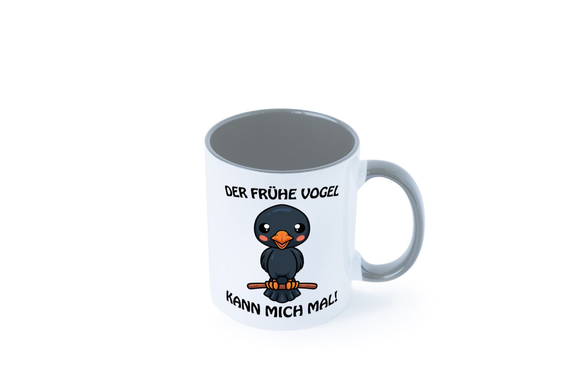 Der Frühe Vogel Humor Geschenkidee Tasse