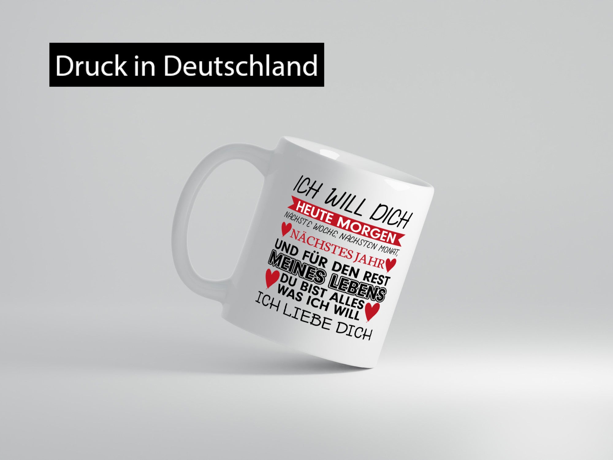 Ich liebe dich für immer Humor Geschenkidee Tasse