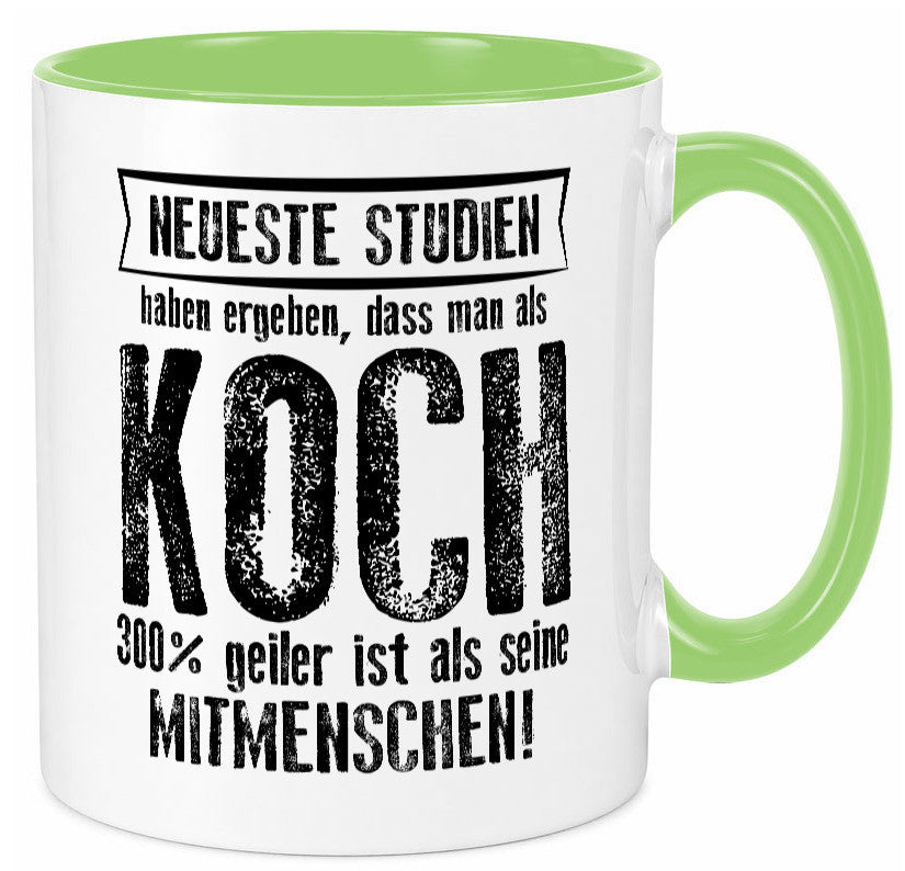 Neuste Studien: Koch | Chefkoch Humor Arbeit Kollegen Büro Geschenkidee Tasse