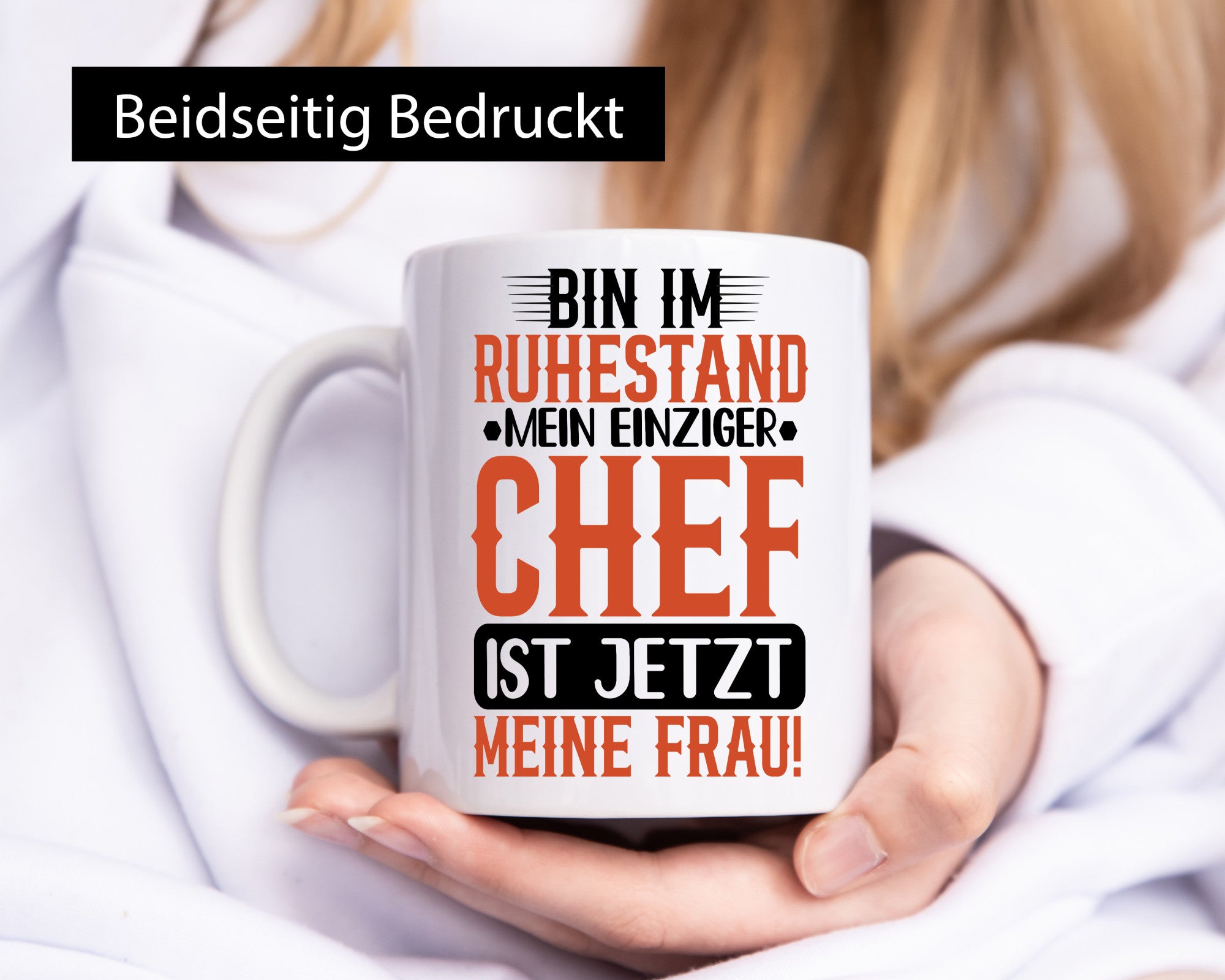 Meine Frau ist der Chef | Rentner Ruhestand Geschenk Jubiläum lustiger Spruch
