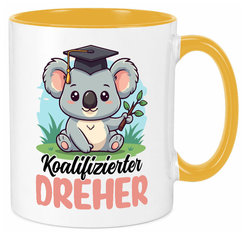Koalifizierter Dreher | Fräser v2 Geschenk Humor Geschenkidee lustiger Spruch Tasse