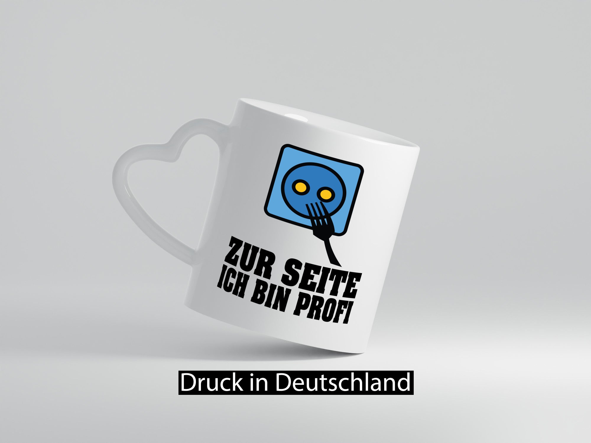Zur Seite ich bin Profi lustiger Spruch Geschenk Humor Geschenkidee Tasse