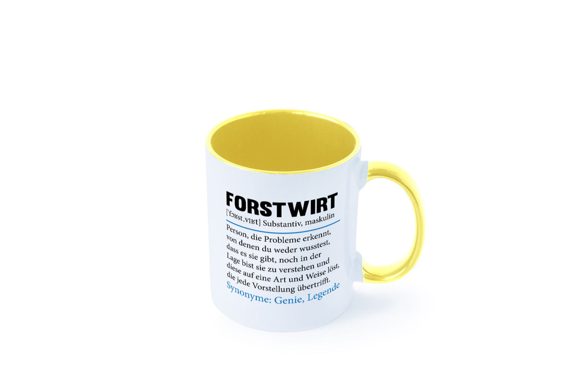 Forstwirt | Spruch Beruf Waldarbeiter lustig Geschenkidee Arbeit Kollegen Büro Tasse