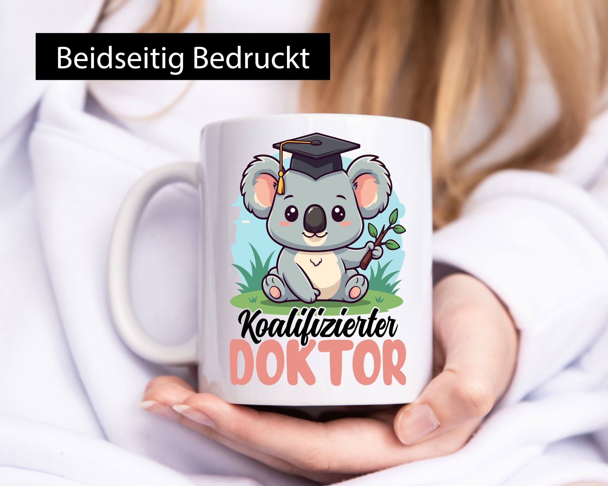 Koalifizierter Doktor | Doktorand Doktortitel v2 lustig Humor Geschenkidee