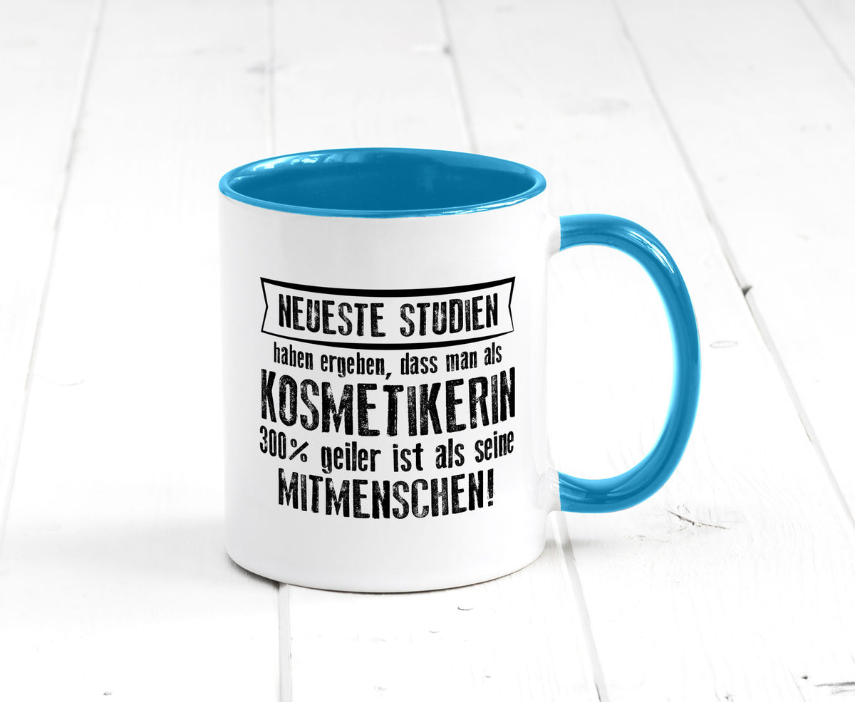 Neuste Studien: Kosmetikerin | Kosmetik Stylistin Geschenk Humor Geschenkidee Tasse