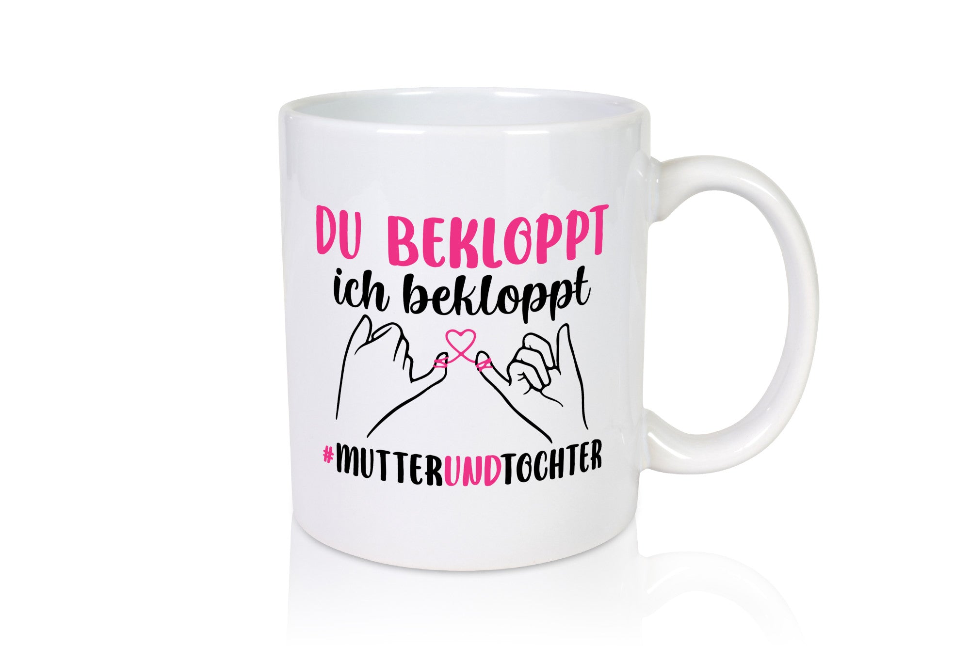 Wir sind bekloppt | mutter und Tocher Muttertag Humor Familie Geschenkidee Tasse
