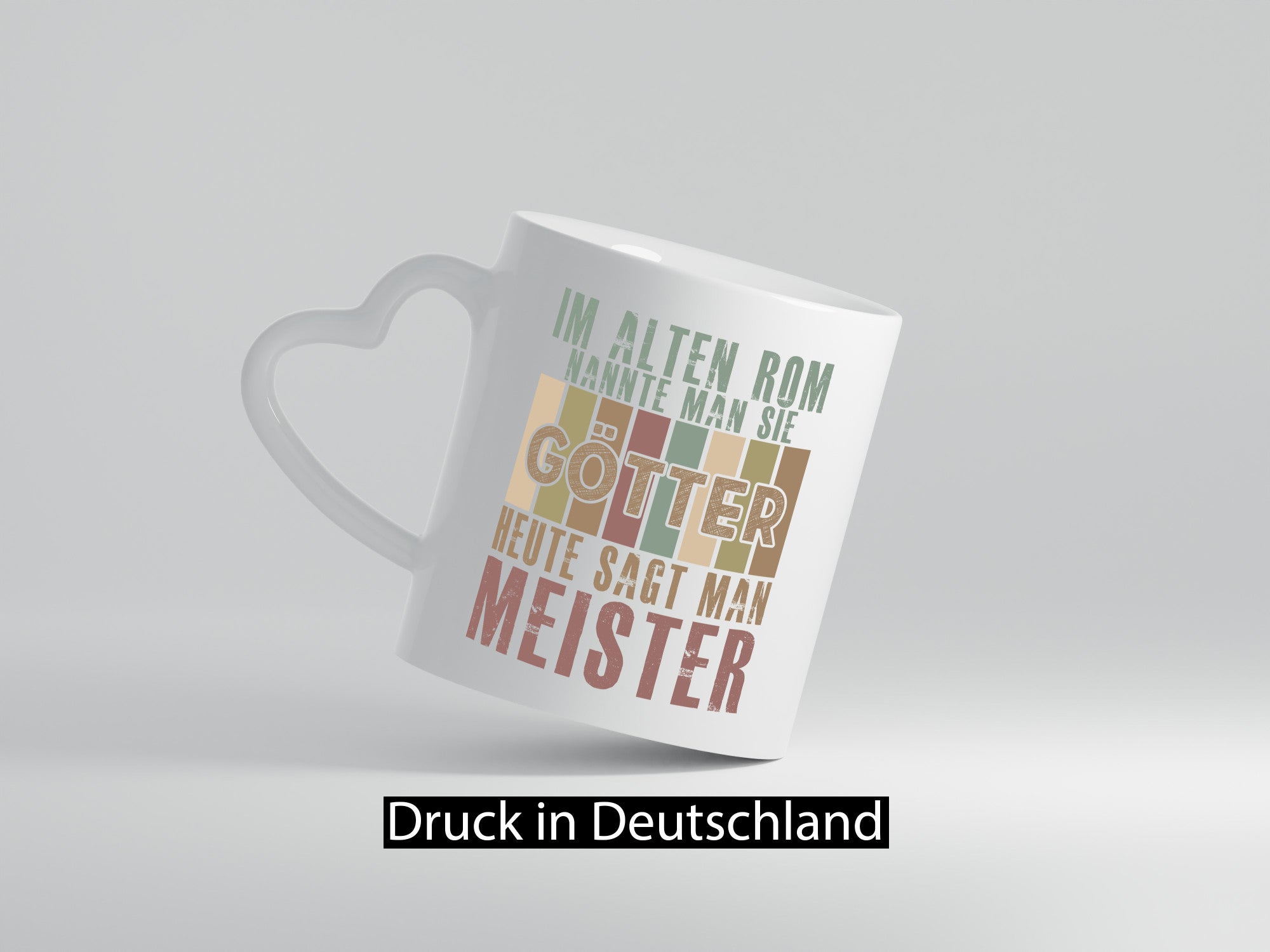 Heute sagt man: Meister | Meisterbrief Humor Geschenkidee Tasse