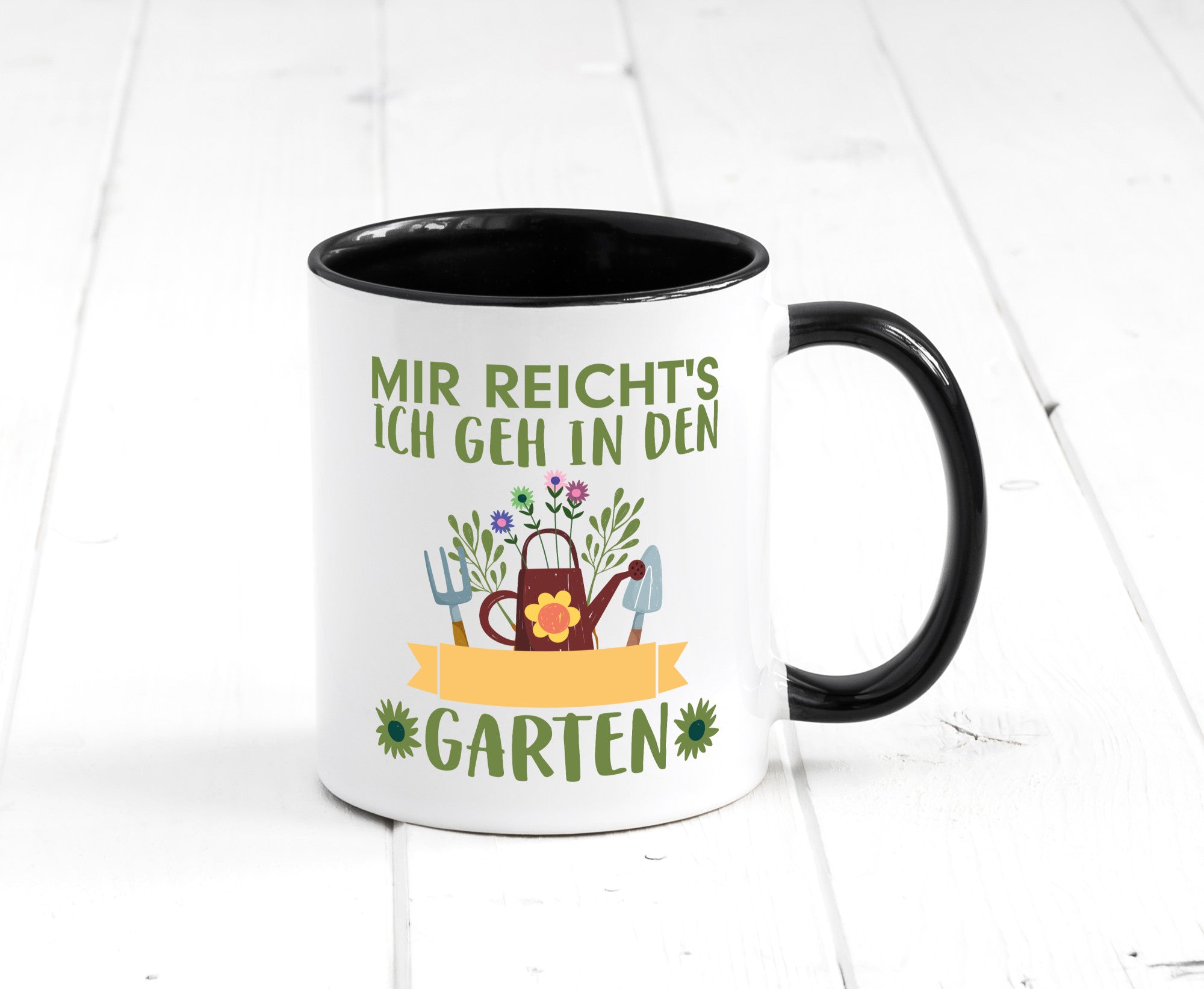 Ich geh in den Garten | Gärtner Tasse Gartenarbeit Humor Arbeit Kollegen Büro