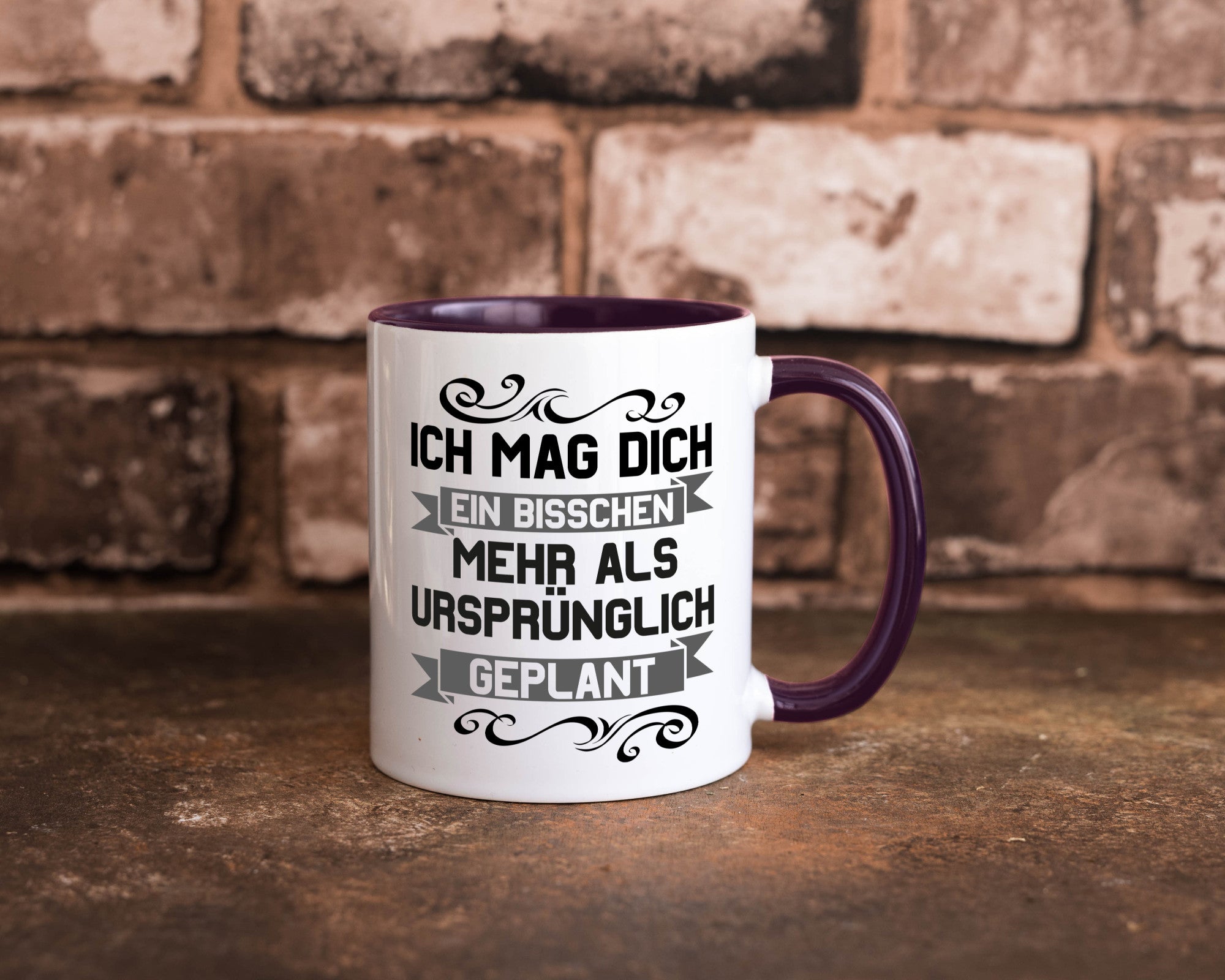 Ich mag dich mehr als geplant | Best Freinds Freundschaft Geschenkidee Humor