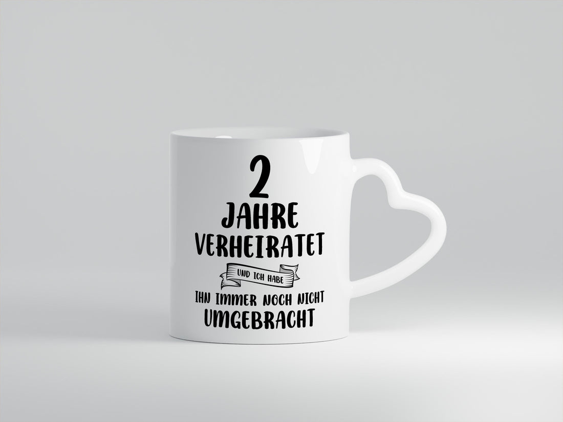 2 Jahre Verheiratet, immer noch am Leben! Humor Geschenkidee Tasse