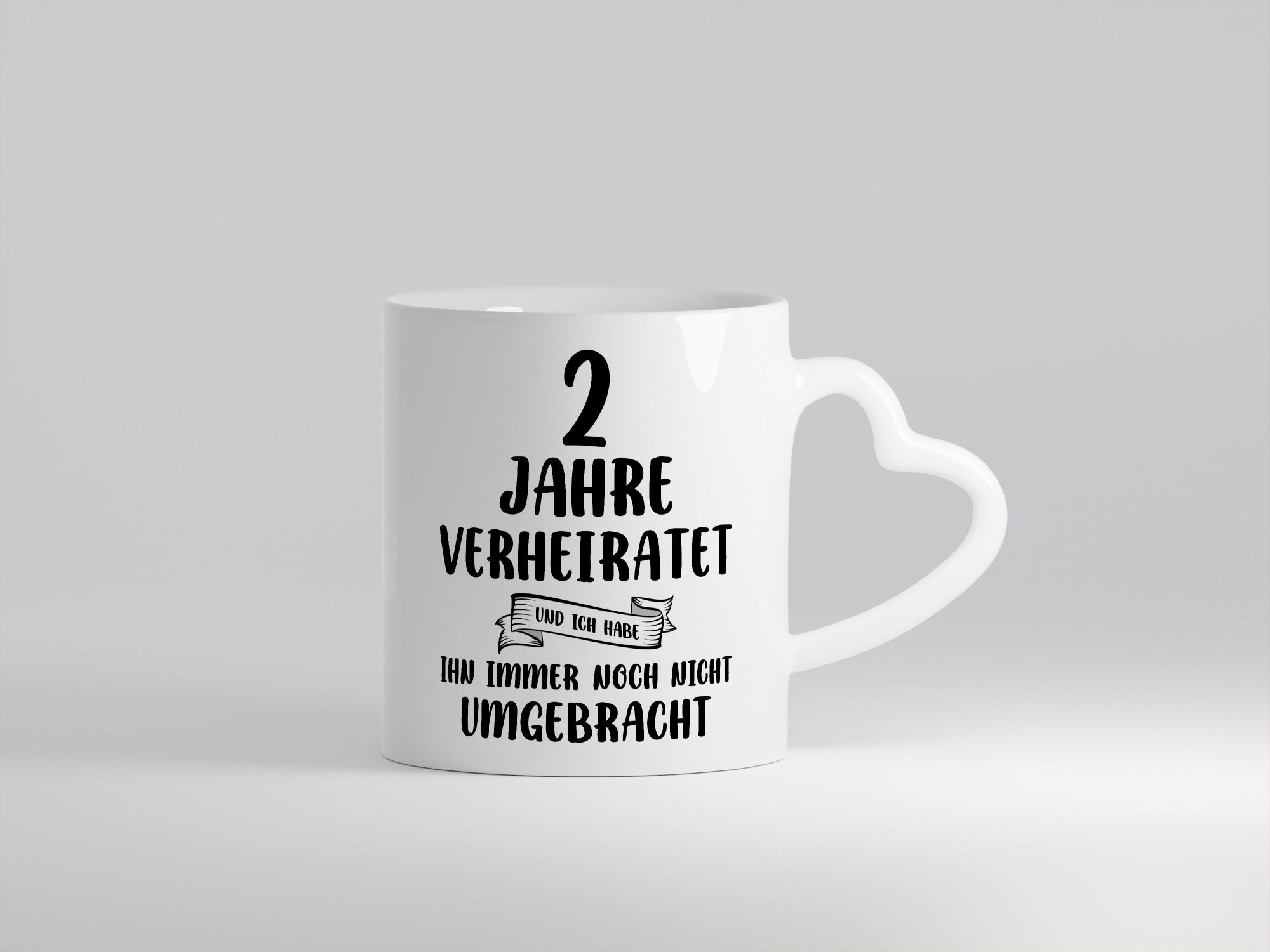 2 Jahre Verheiratet, immer noch am Leben! Humor Geschenkidee Tasse
