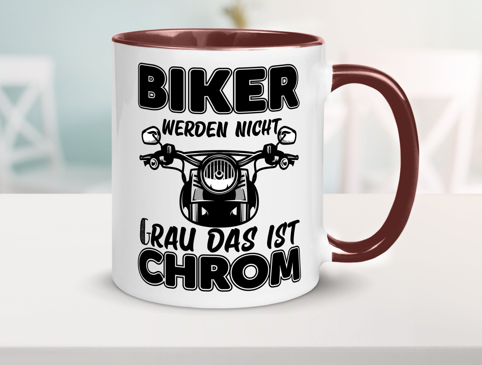 Biker werden nicht grau | Motorrradfahrer Tasse Humor Geschenkidee