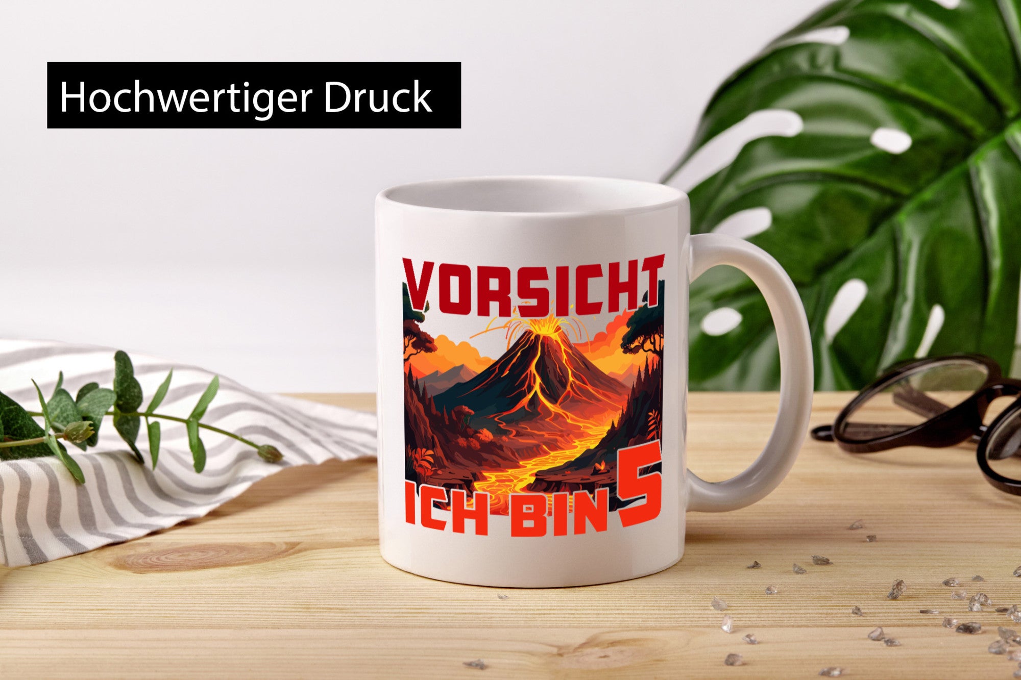 5. Geburtstag | 5 Jahre Vulkanausbruch Vulkan lustiger Spruch Geschenk