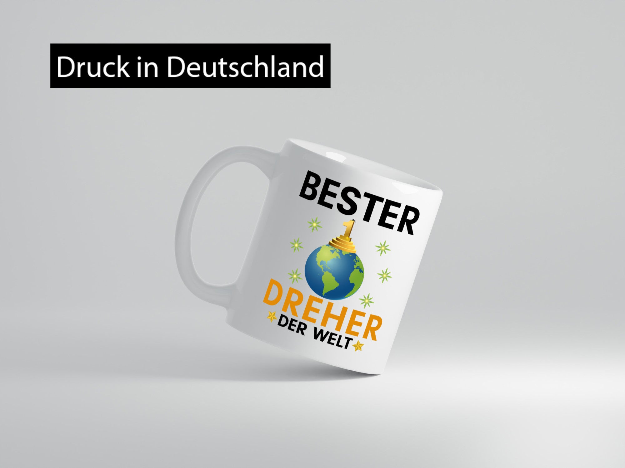 Welt Bester Dreher | Fräser lustiger Spruch Geschenk Humor Geschenkidee Tasse