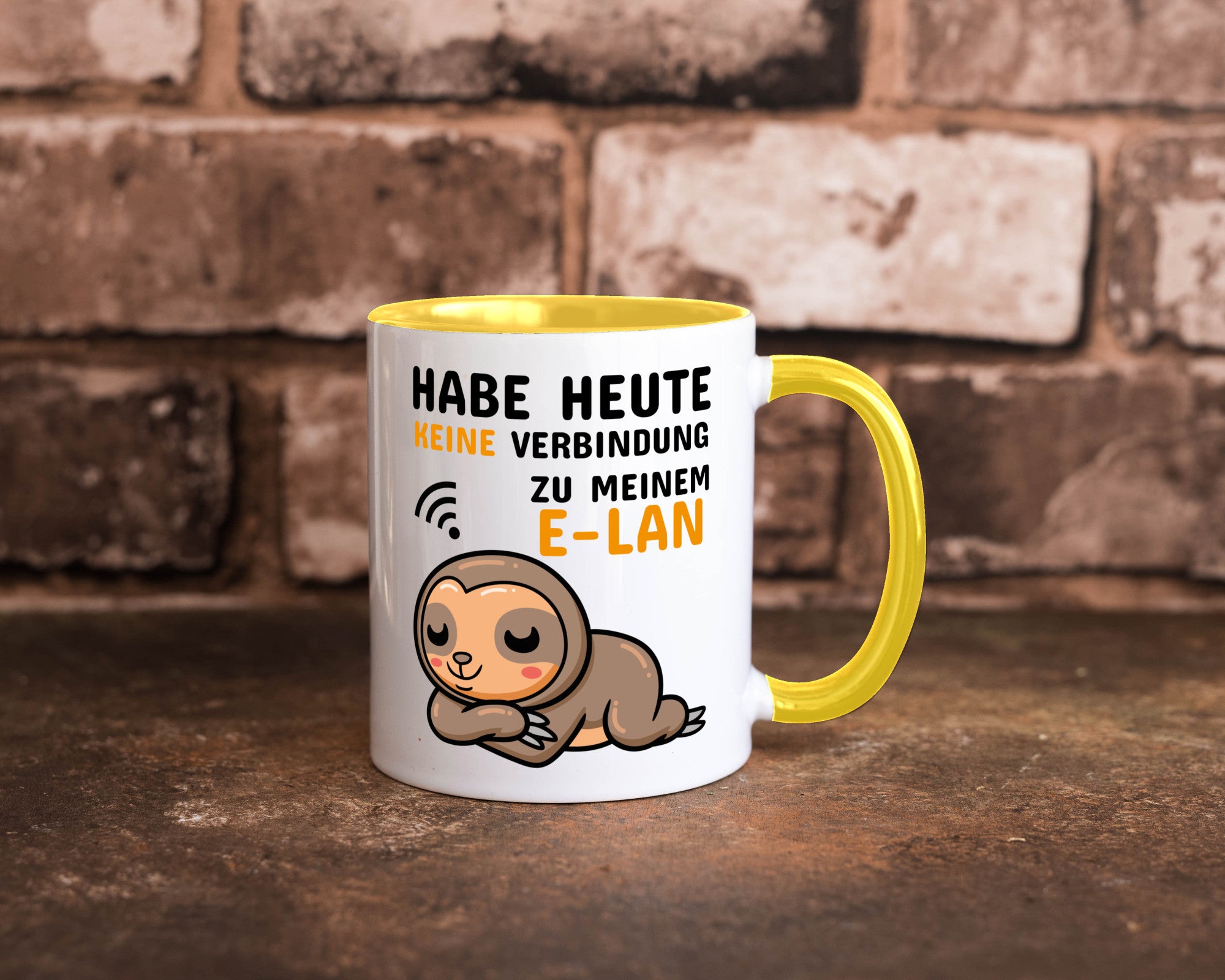 Keine Verbindung lustig Humor Geschenkidee Geschenk Tasse