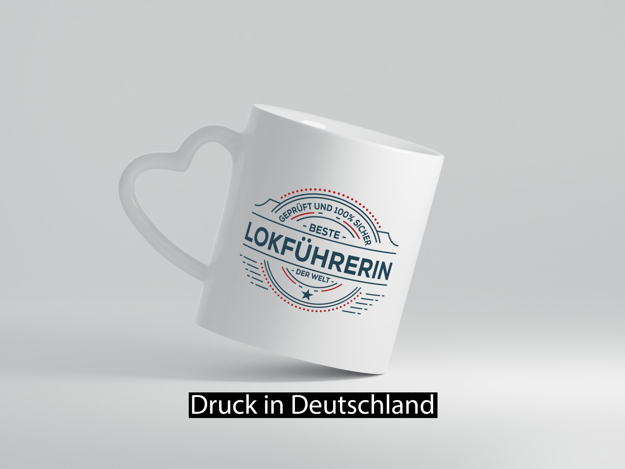Geprüft und sicher: Lokführerin | Zug Beruf lustiger Spruch Geschenk Arbeit