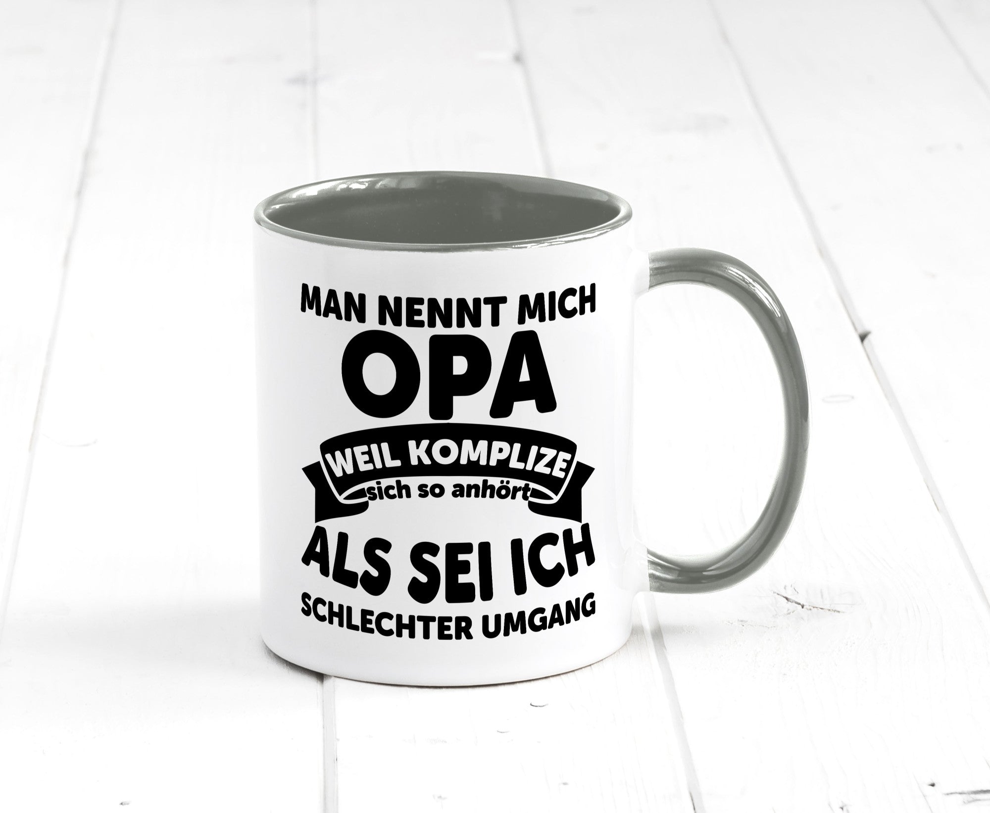 Nenn mich Opa, Komplize schlechter Umgang | Opa Witz Geschenk Familie