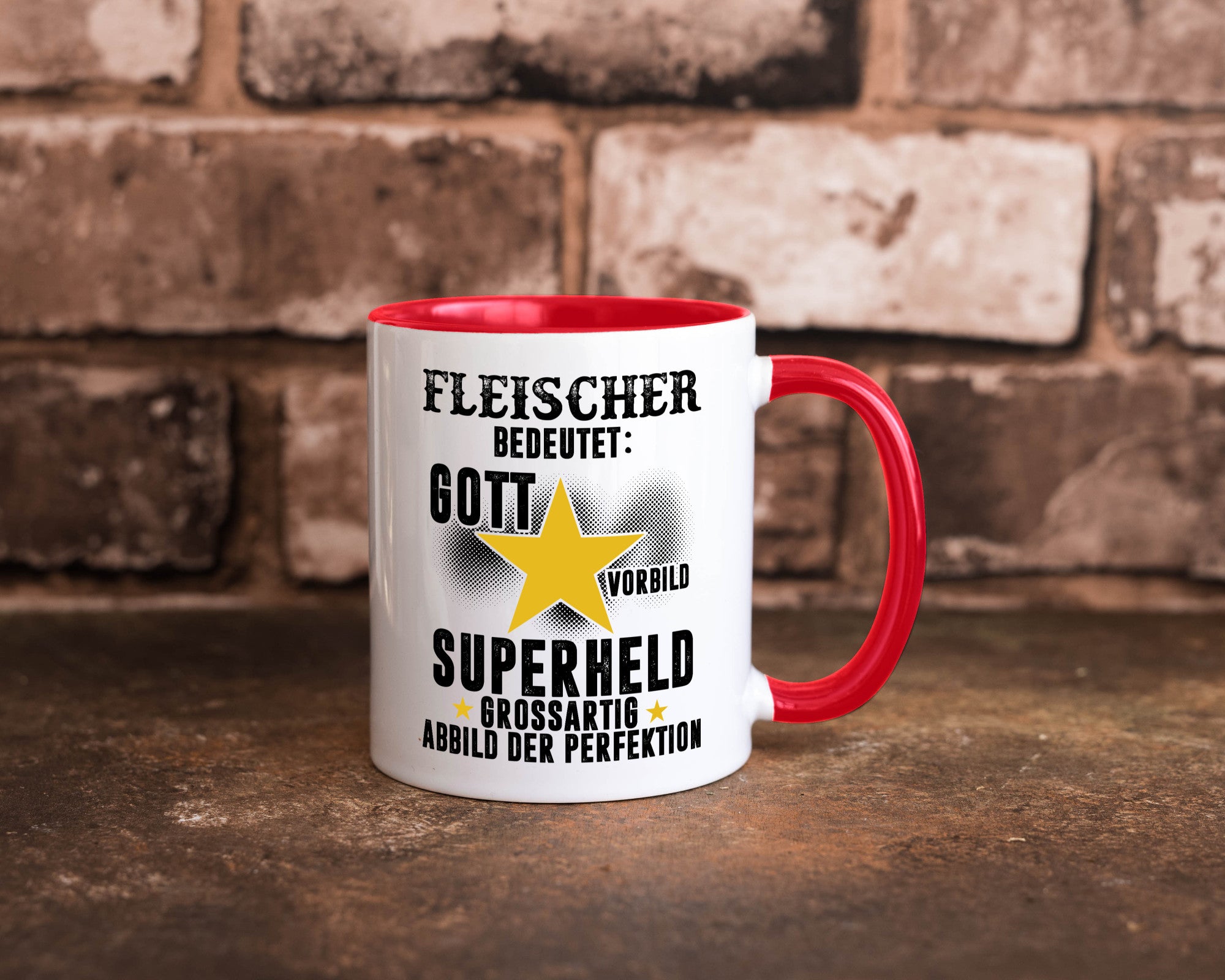 Bedeutung von Fleischer | Schlachterei lustig Humor Geschenkidee Geschenk Tasse